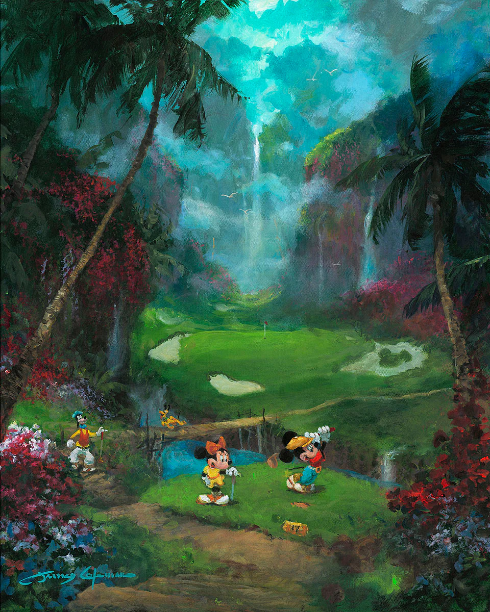 "17th Tee in Paradise" by James Coleman | Signed and Numbered Edition - Image 2