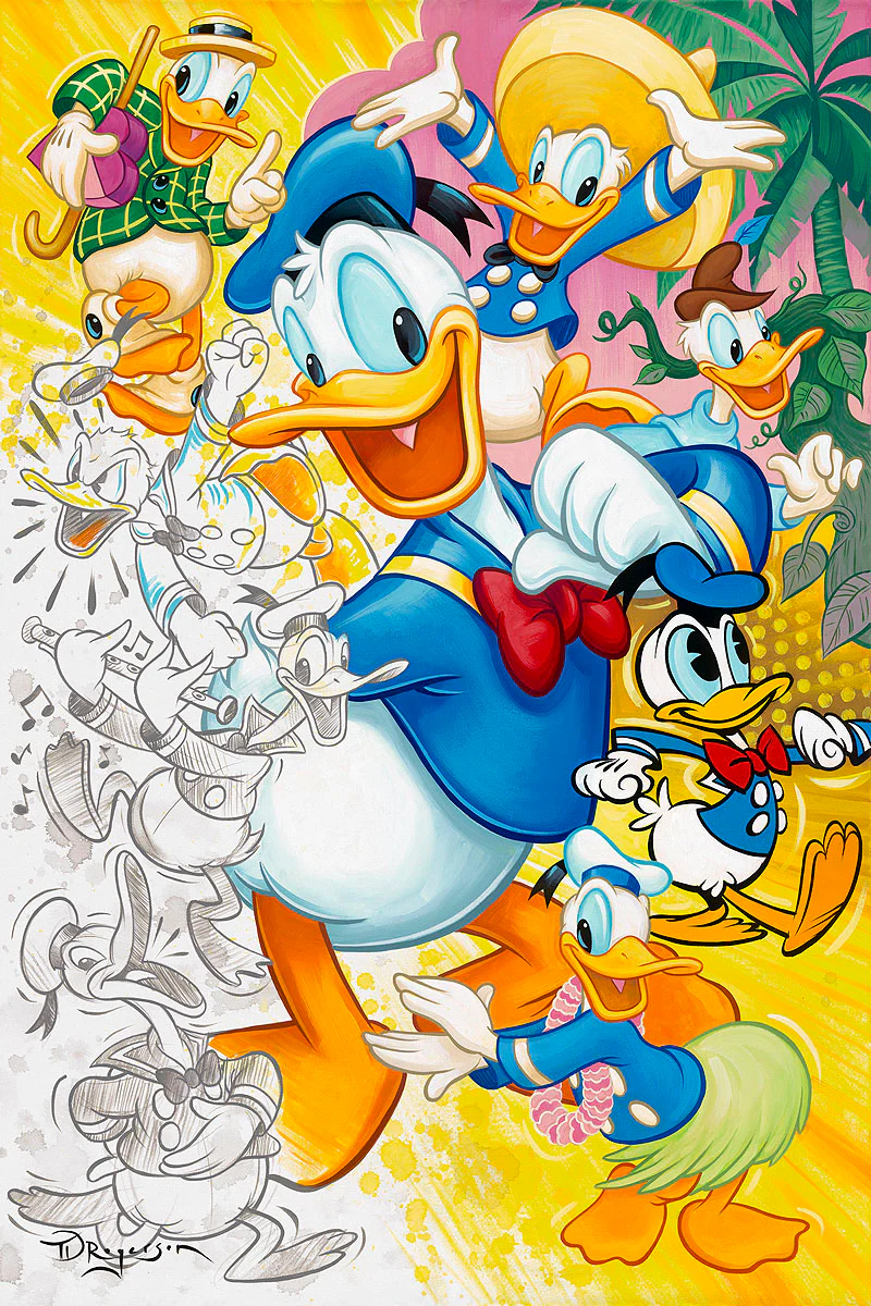 "90 Years of Donald" by Tim Rogerson | Premiere Signed and Numbered Edition - Image 2