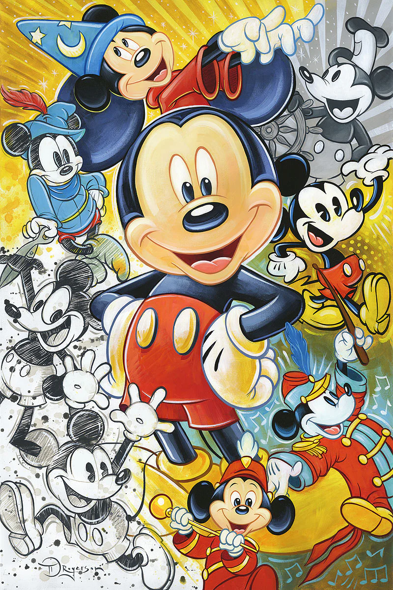 "90 Years of Mickey Mouse" by Tim Rogerson | Premiere Signed and Numbered Edition - Image 2