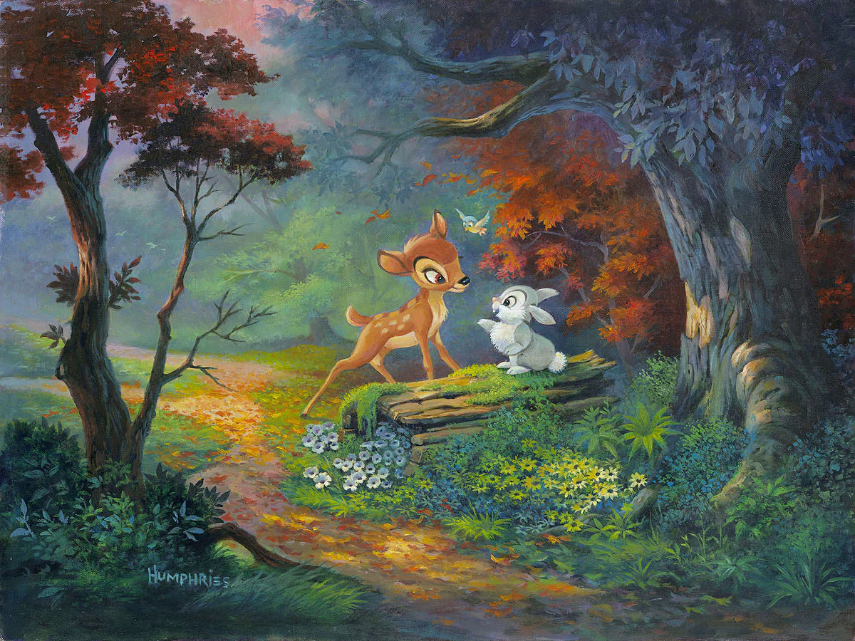 "A Friendship Blossoms" by Michael Humphries | Signed and Numbered Edition - Image 2