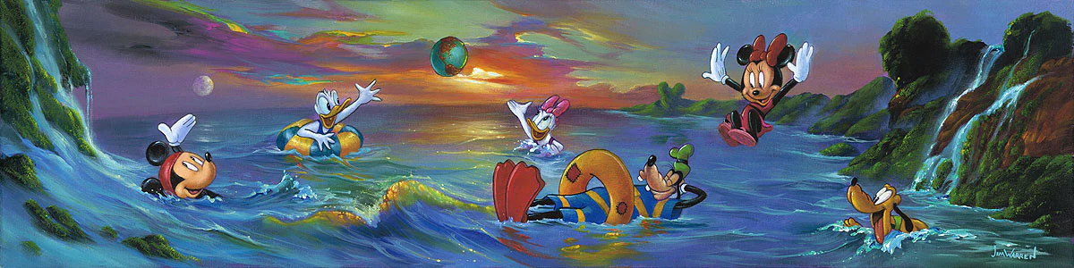 "A Swim in the Sea" by Jim Warren | Signed and Numbered Edition - Image 2