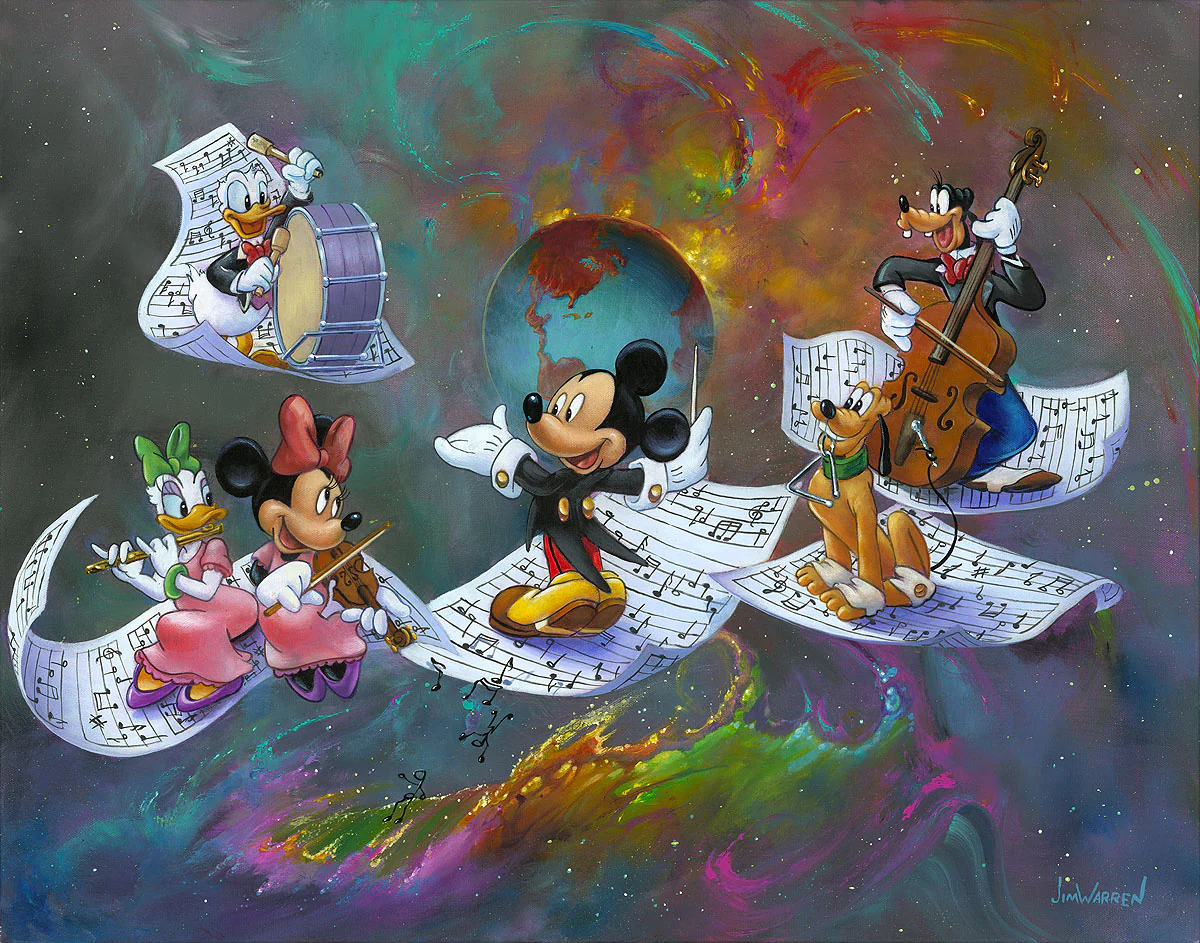 "A Universe of Music" by Jim Warren | Signed and Numbered Edition - Image 2