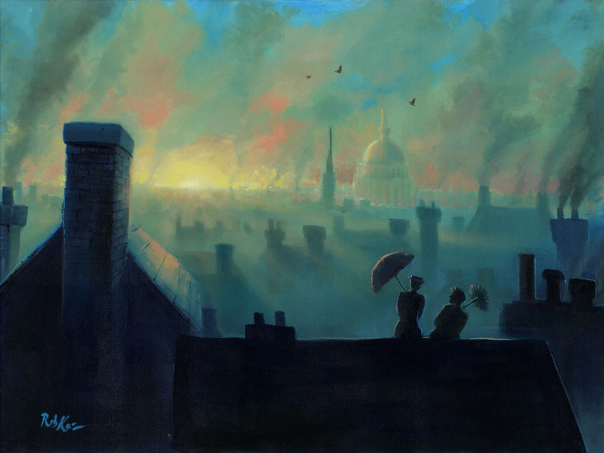 "A View from the Chimneys" by Rob Kaz | Signed and Numbered Edition - Image 2