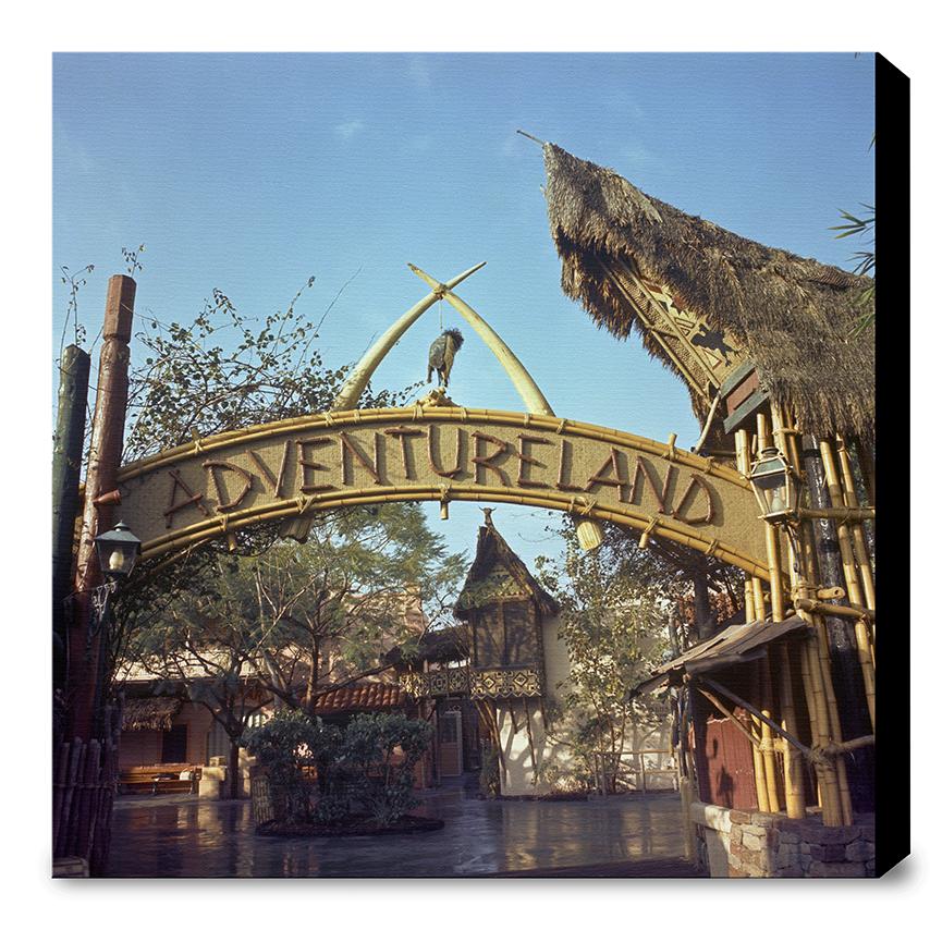 "Adventureland Entrance Sign, Disneyland Park" from Disney Photo Archives - Image 11