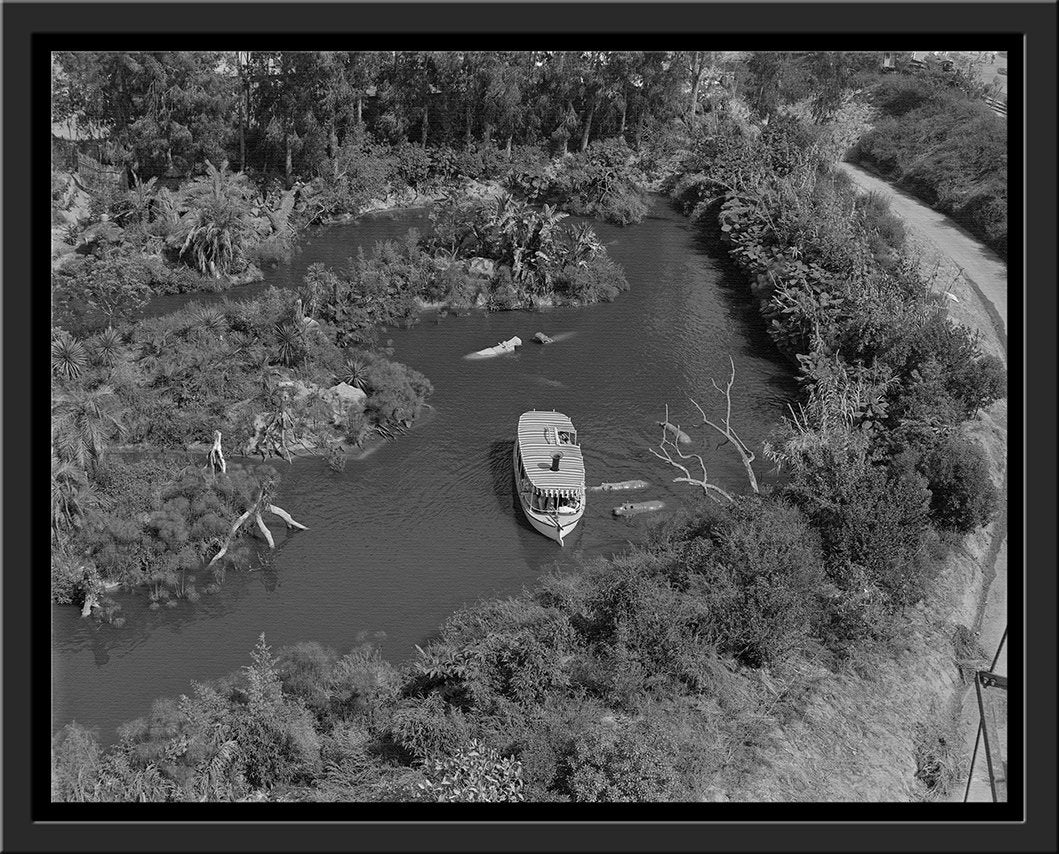 "Aerial View of the Jungle Cruise, Disneyland Park" from Disney Photo Archives - Image 11