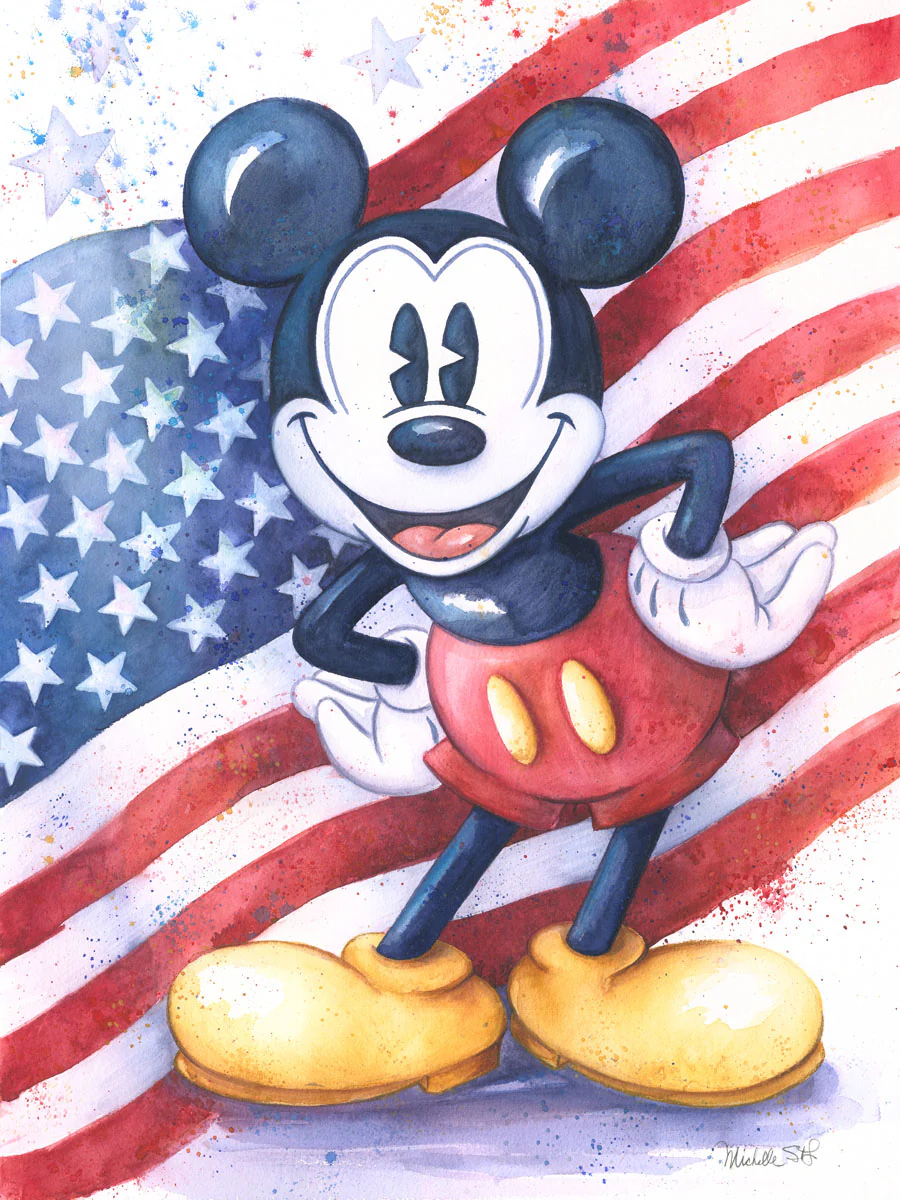 "American Mouse" by Michelle St.Laurent | Signed and Numbered Edition - Image 2