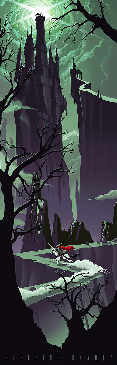 "Approaching Maleficent's Castle" by JC Richard | Signed and Numbered Edition - Image 2