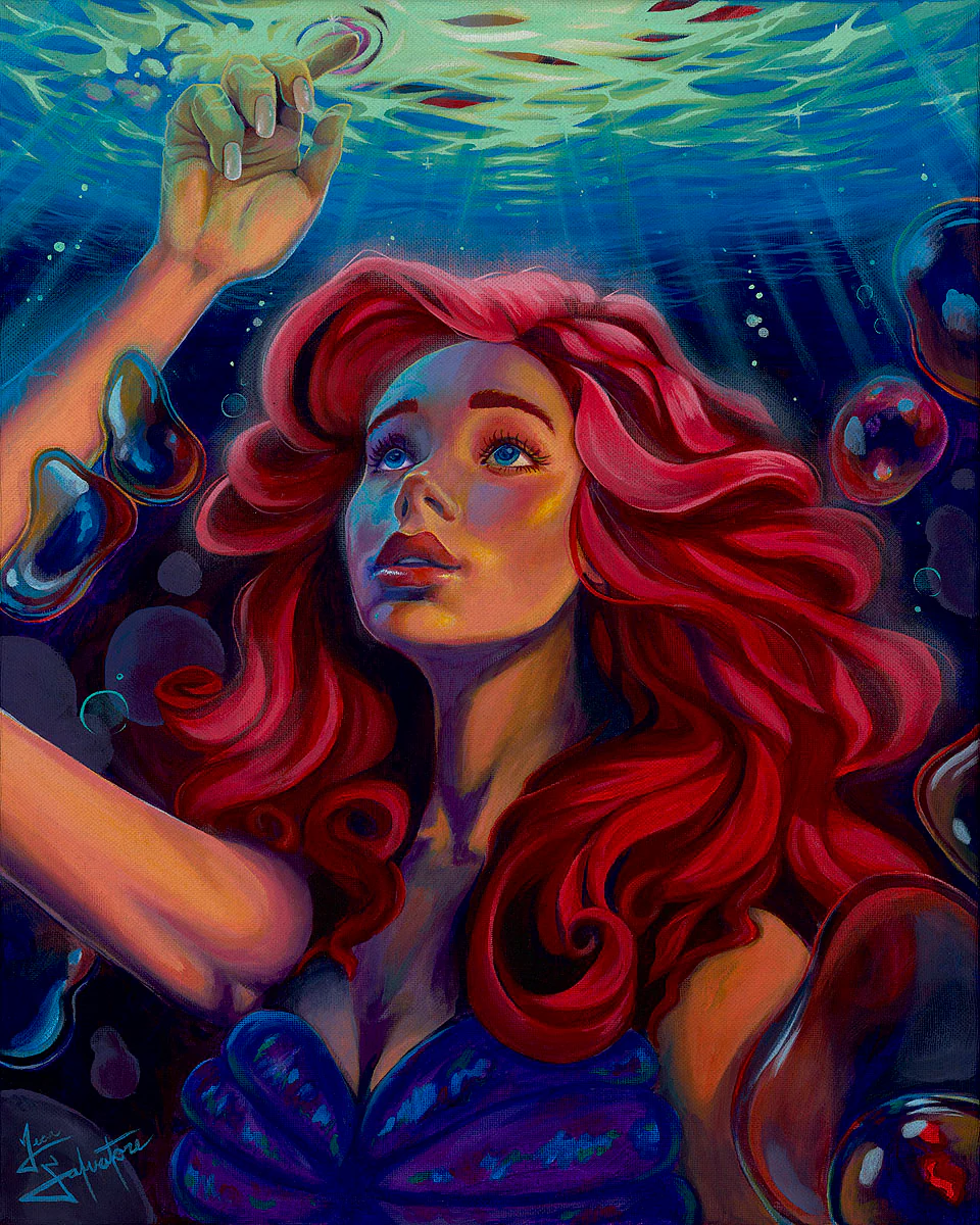"Ariel - The Unknown" by Jean Salvatore | Signed and Numbered Edition - Image 2