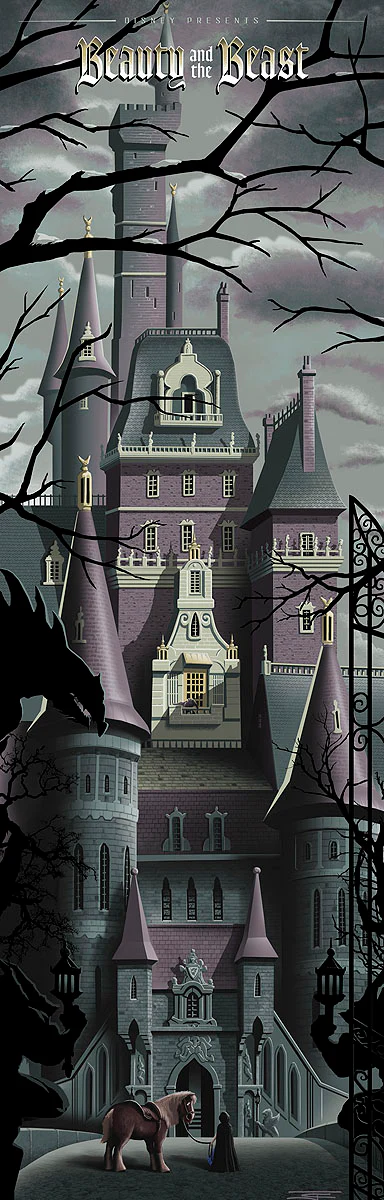 "Beauty and the Beast Castle" by JC Richard | Signed and Numbered Edition - Image 2