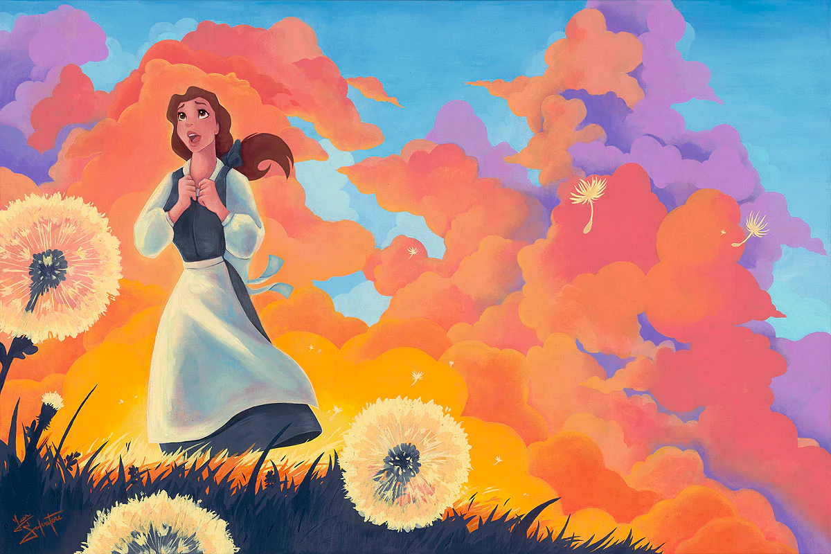 "Belle - Daydreaming" by Jean Salvatore | Signed and Numbered Edition - Image 2