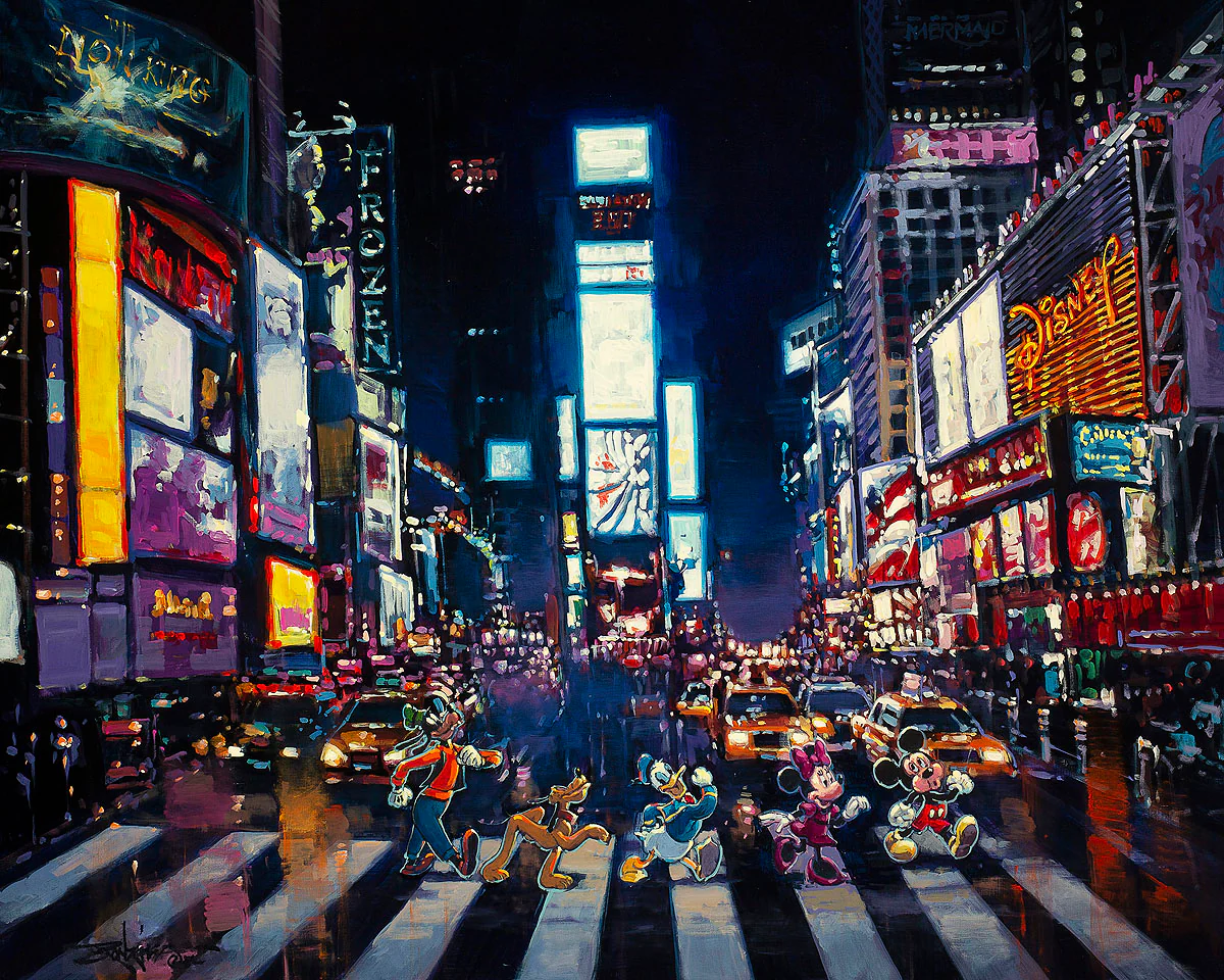 "Bright Lights of Manhattan" by Rodel Gonzalez | Signed and Numbered Edition - Image 2