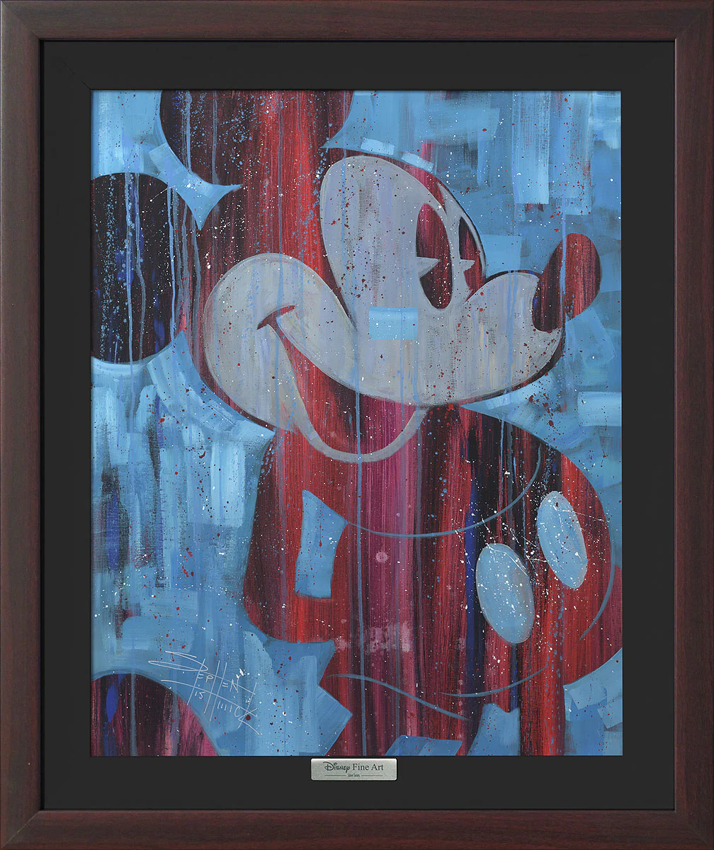 "Cool Blue Mickey" by Stephen Fishwick