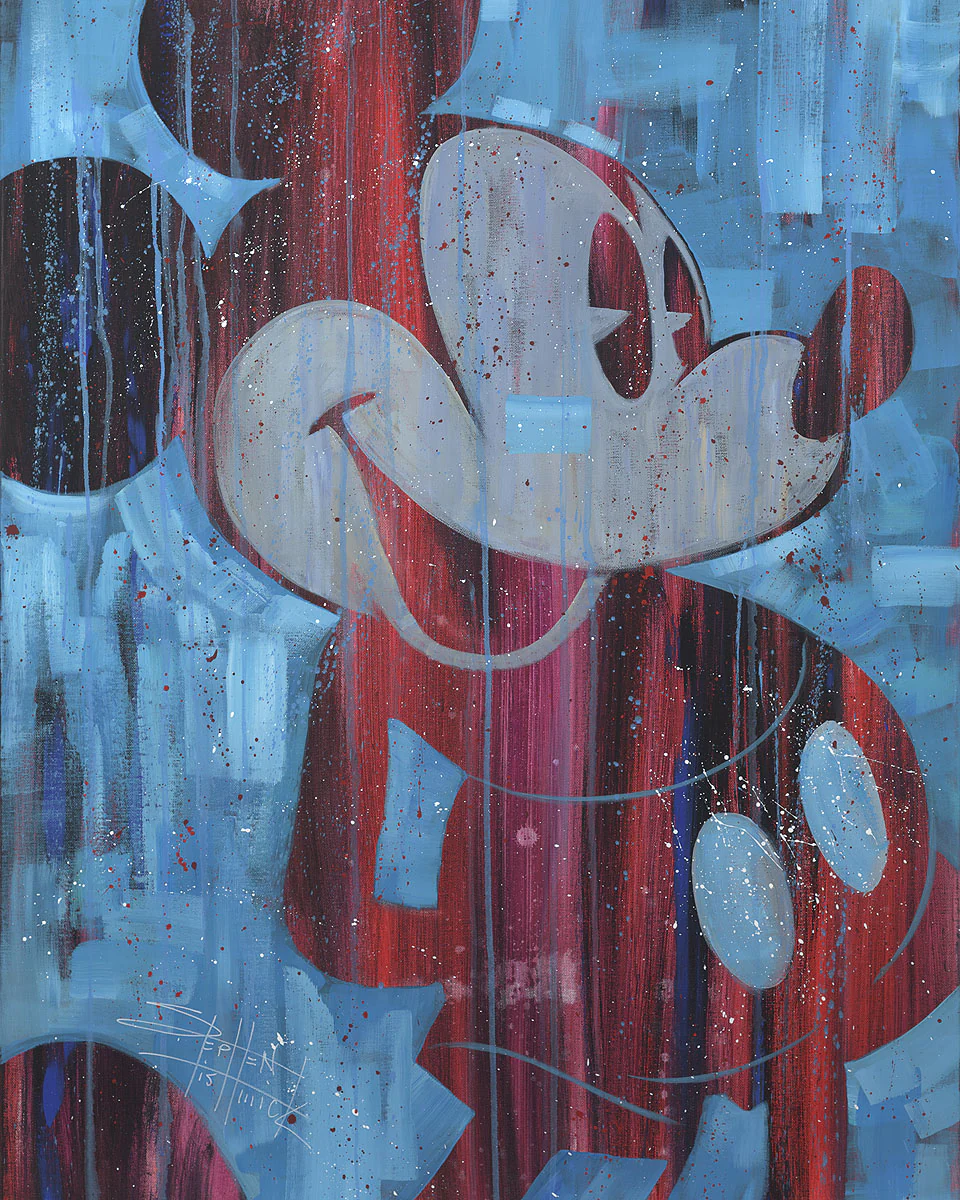 "Cool Blue Mickey" by Stephen Fishwick - Image 2