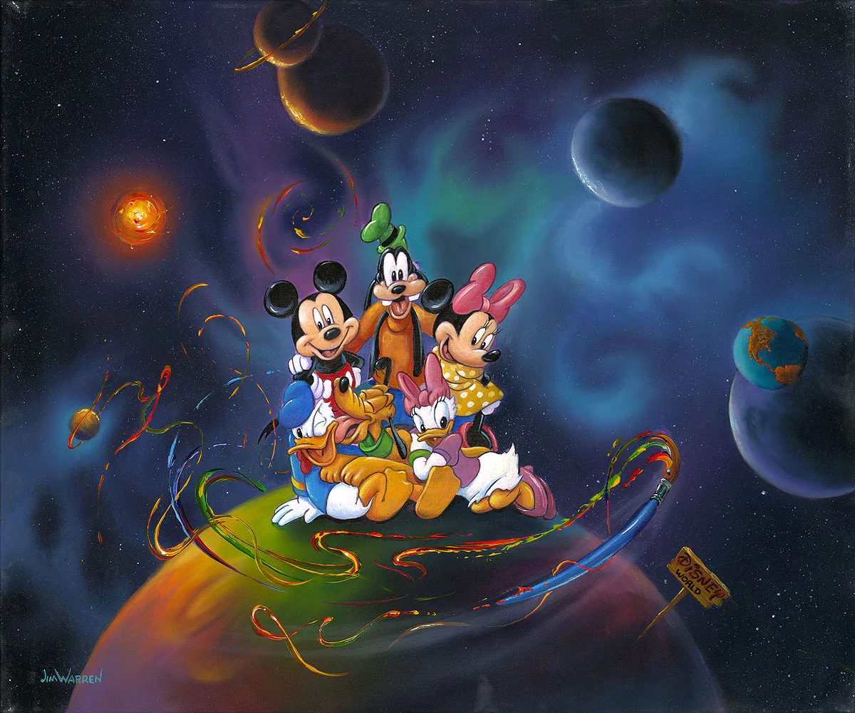 "Disney World" by Jim Warren | Signed and Numbered Edition - Image 2