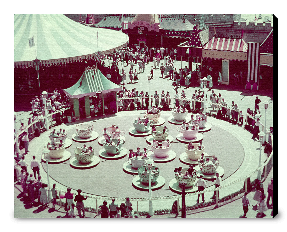 "Disneyland Mad Tea Party Color" from Disney Photo Archives - Image 11