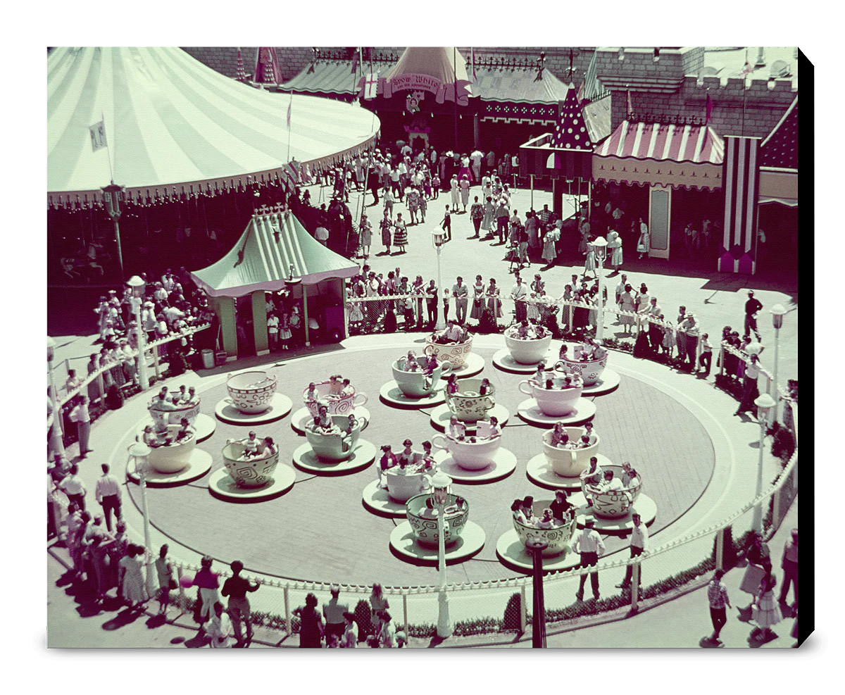 "Disneyland Mad Tea Party Color" from Disney Photo Archives - Image 12