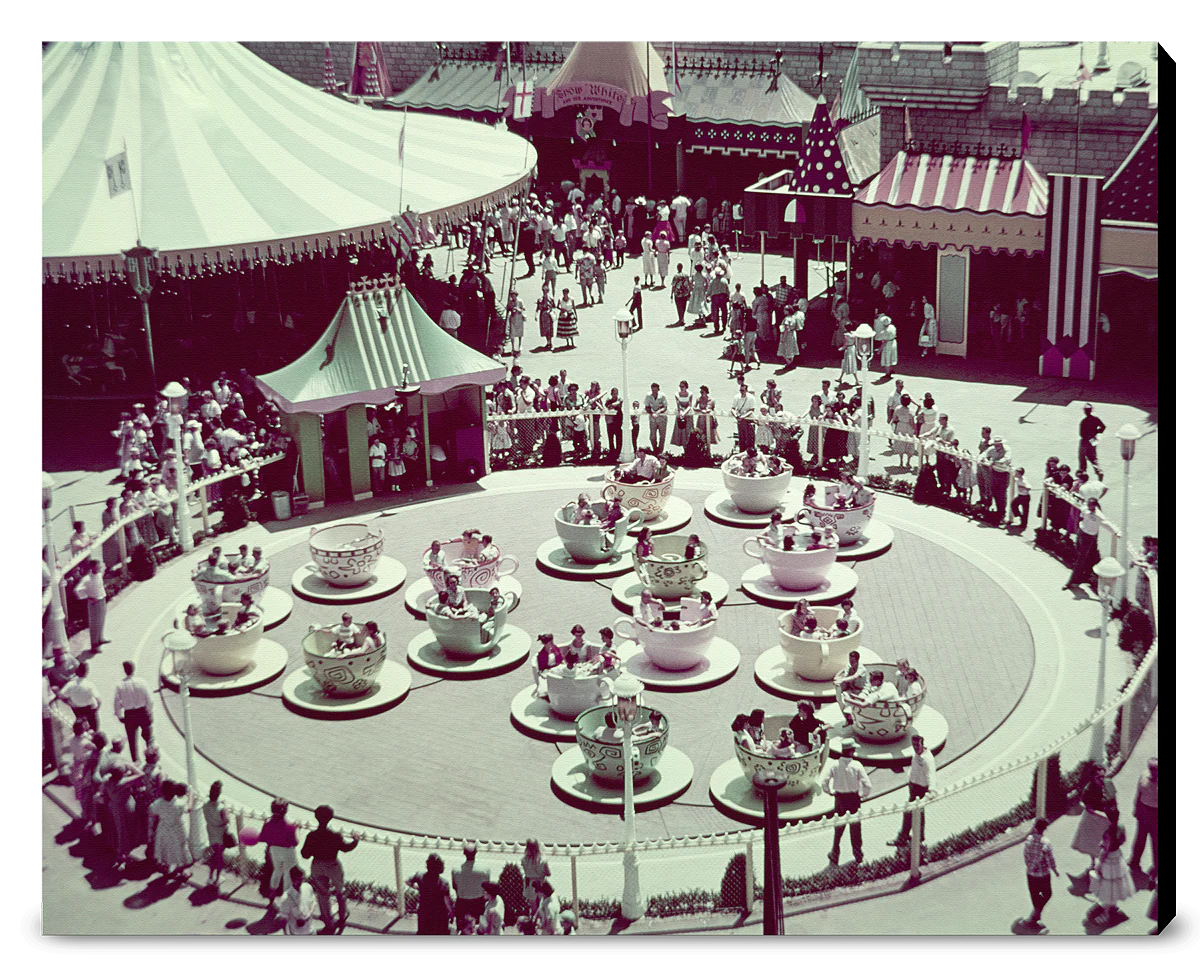"Disneyland Mad Tea Party Color" from Disney Photo Archives - Image 13