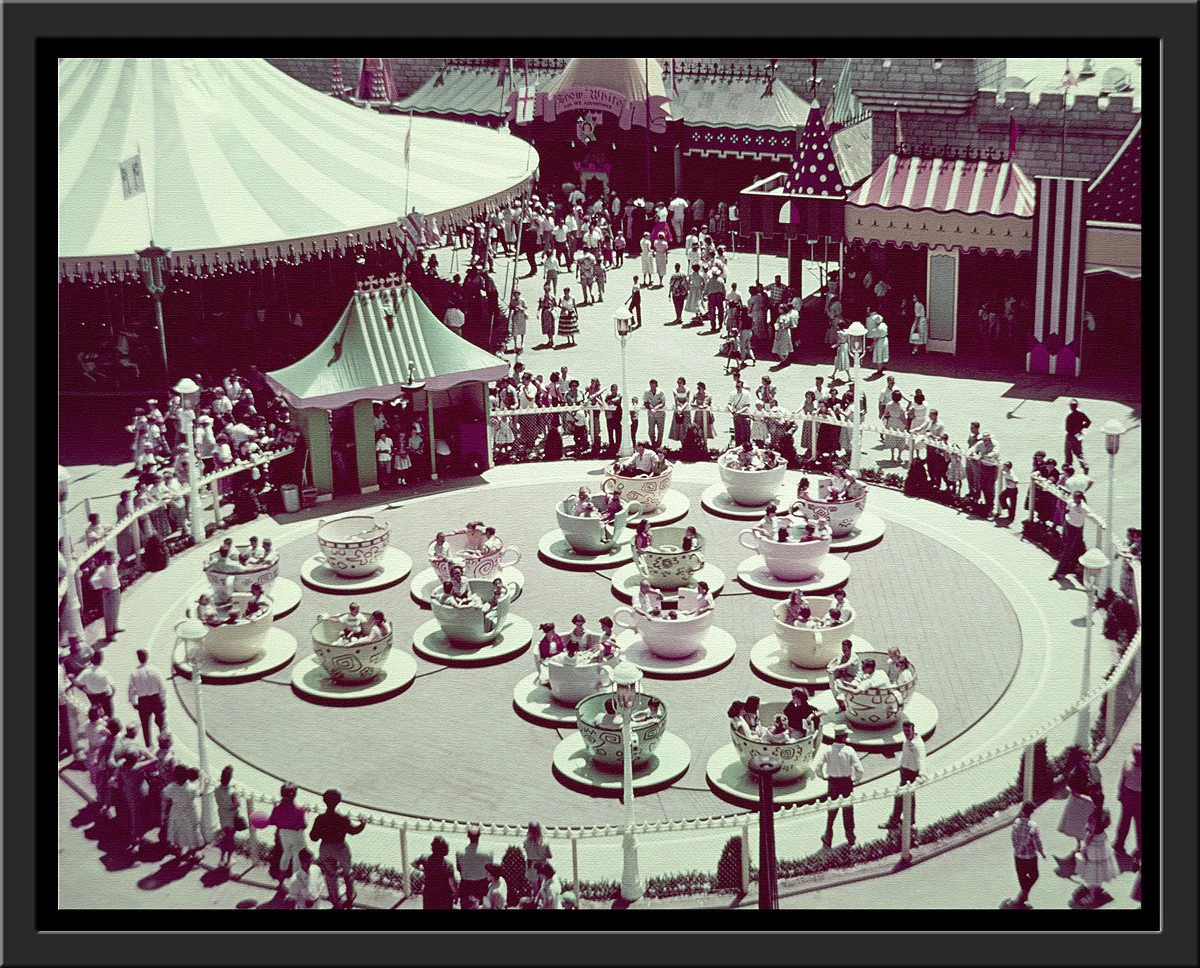 "Disneyland Mad Tea Party Color" from Disney Photo Archives - Image 14