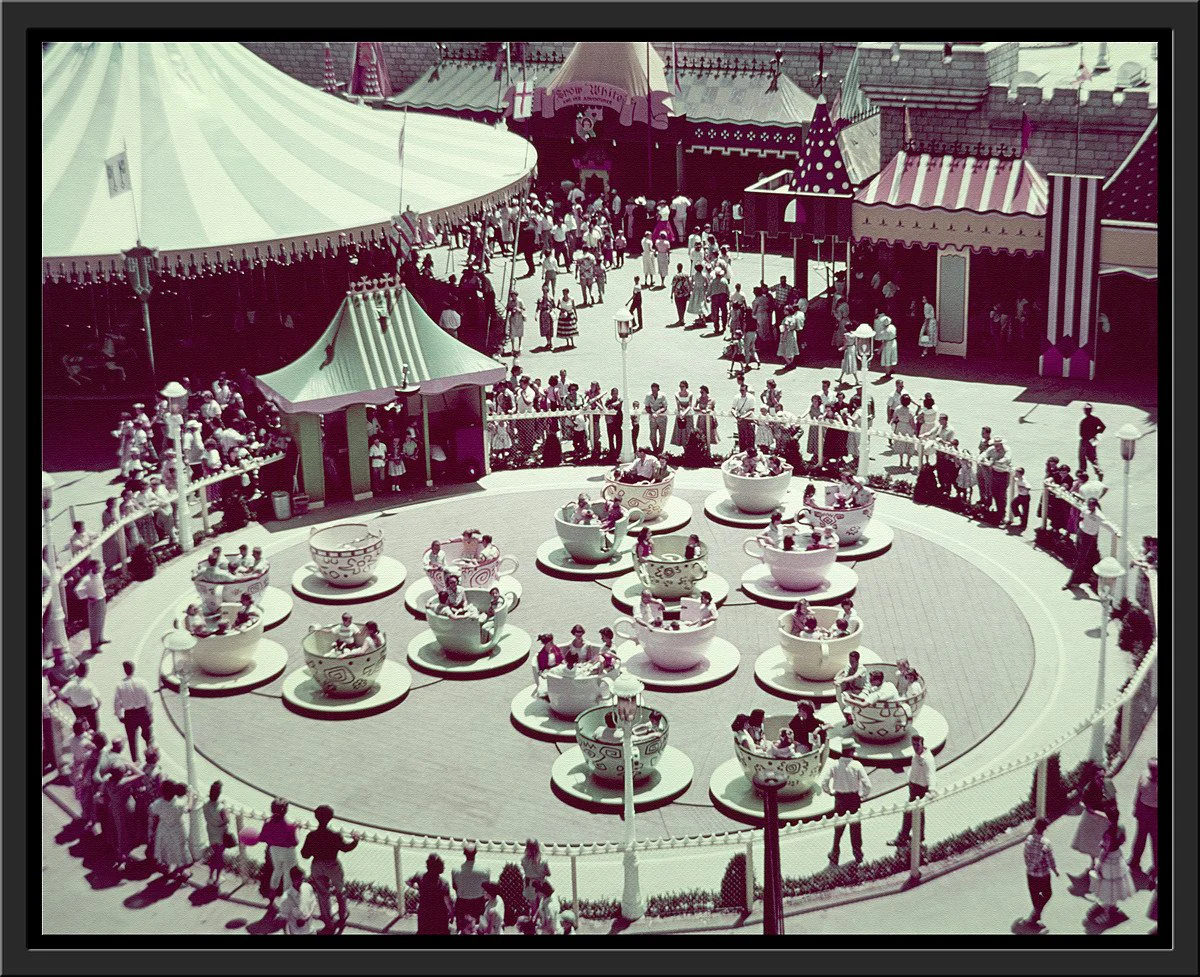 "Disneyland Mad Tea Party Color" from Disney Photo Archives - Image 15