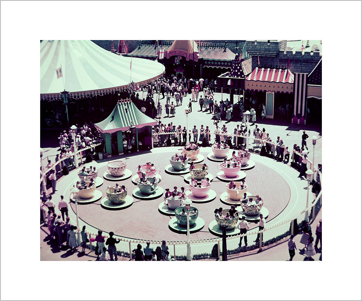 "Disneyland Mad Tea Party Color" from Disney Photo Archives - Image 3