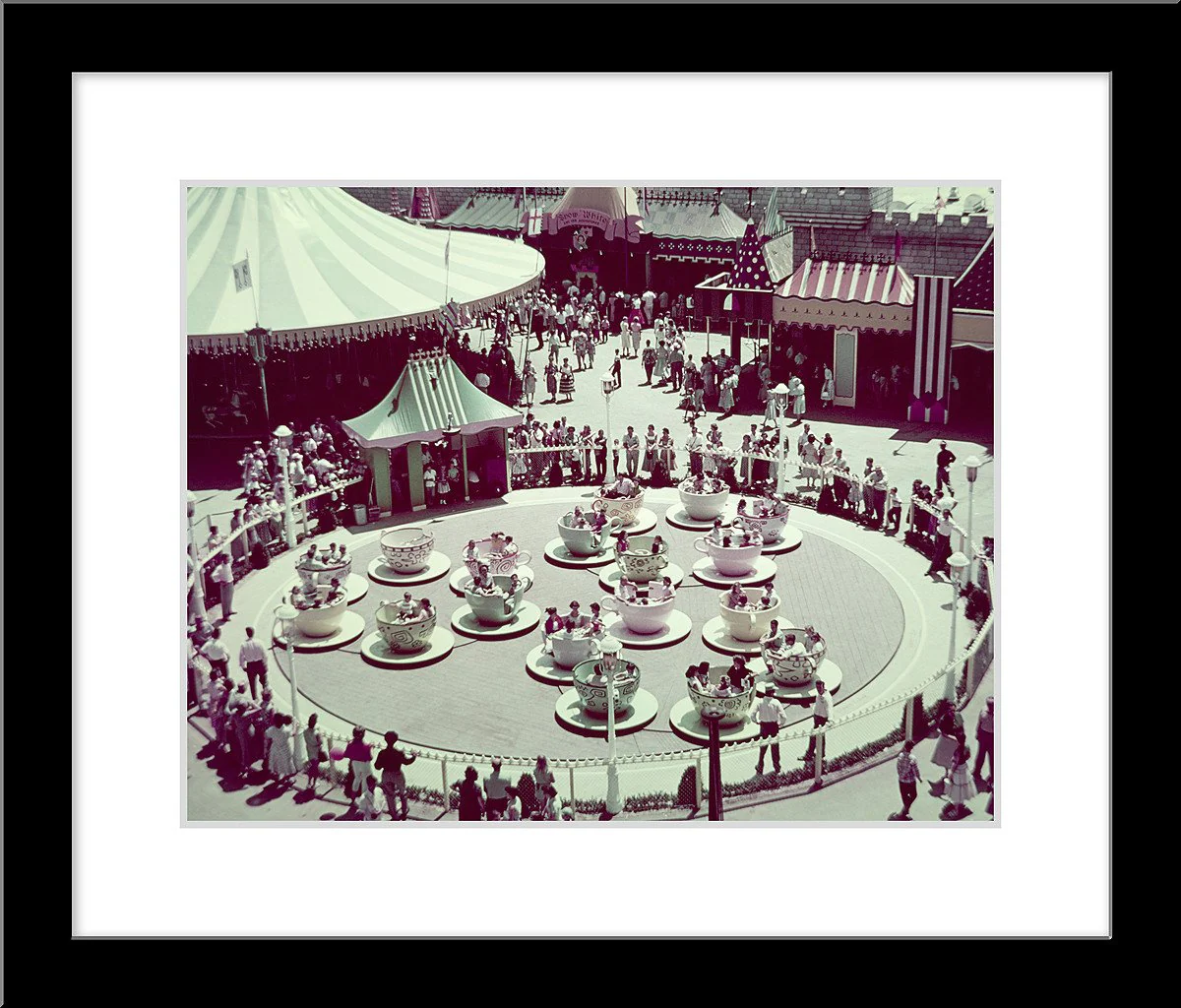 "Disneyland Mad Tea Party Color" from Disney Photo Archives - Image 5