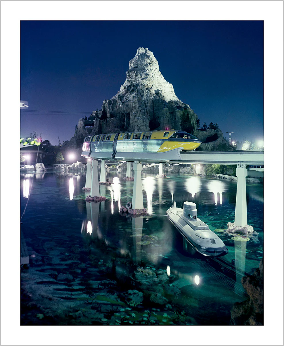 "Disneyland Matterhorn, Monorail and Submarine" from Disney Photo Archives