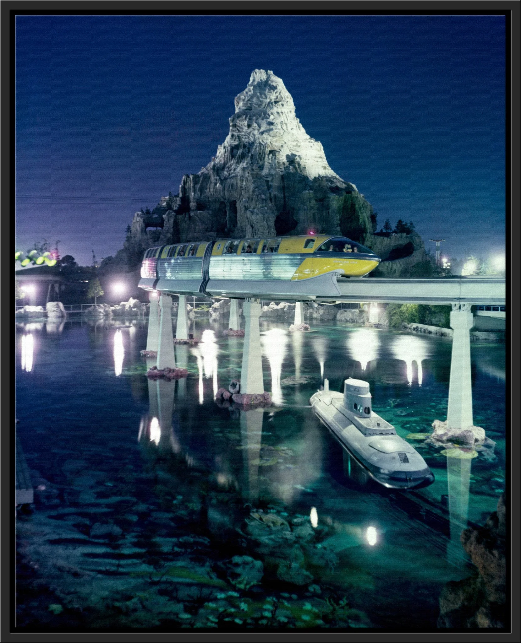 "Disneyland Matterhorn, Monorail and Submarine" from Disney Photo Archives - Image 13