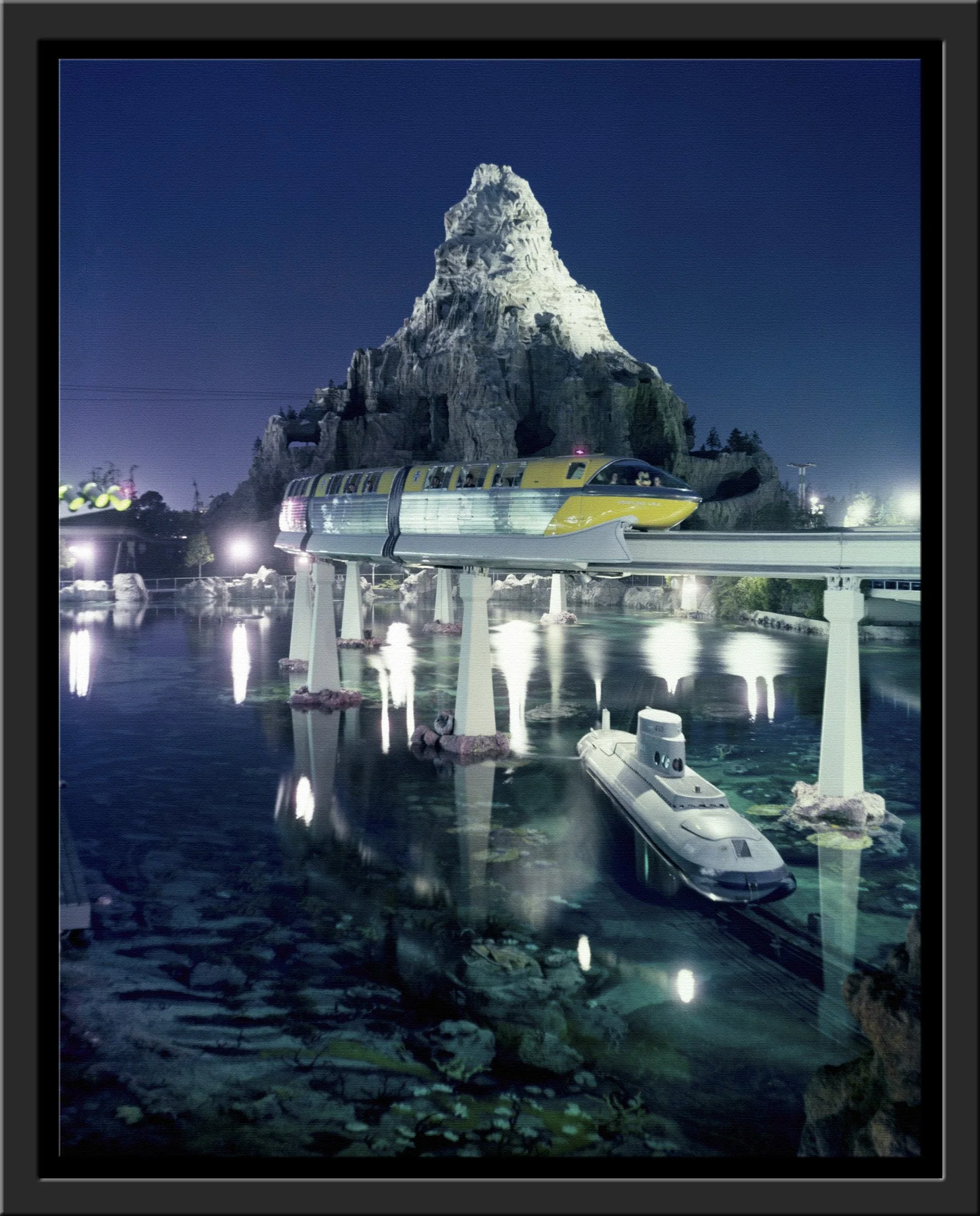 "Disneyland Matterhorn, Monorail and Submarine" from Disney Photo Archives - Image 15