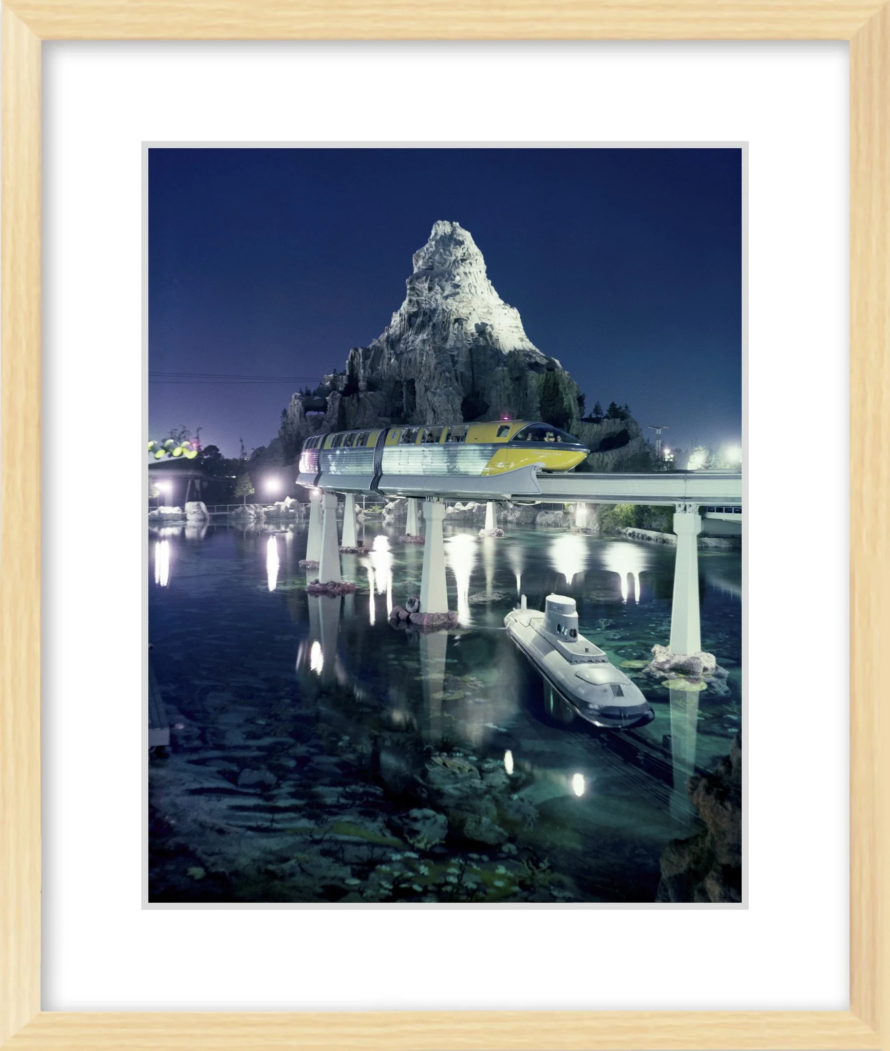 "Disneyland Matterhorn, Monorail and Submarine" from Disney Photo Archives - Image 7