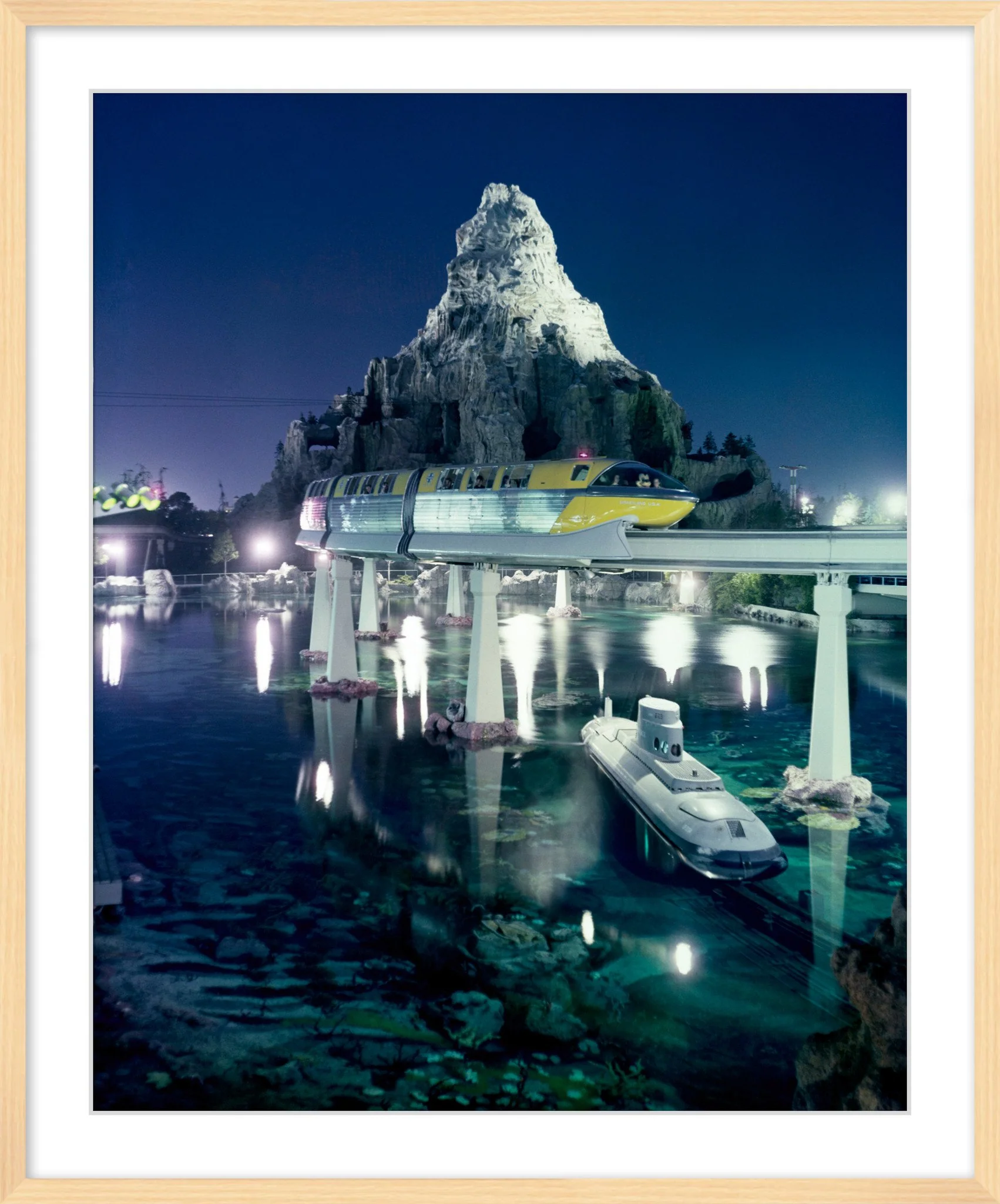 "Disneyland Matterhorn, Monorail and Submarine" from Disney Photo Archives - Image 9
