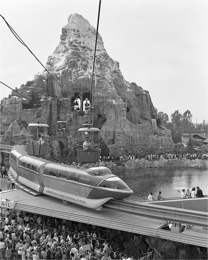 "Disneyland Matterhorn, Skyway, Monorail & Submarines" from Disney Photo Archives - Image 4
