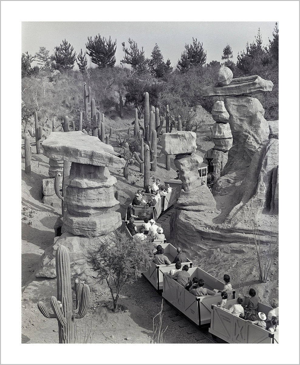 "Disneyland Mine Train - Balancing Rock Canyon" from Disney Photo Archives