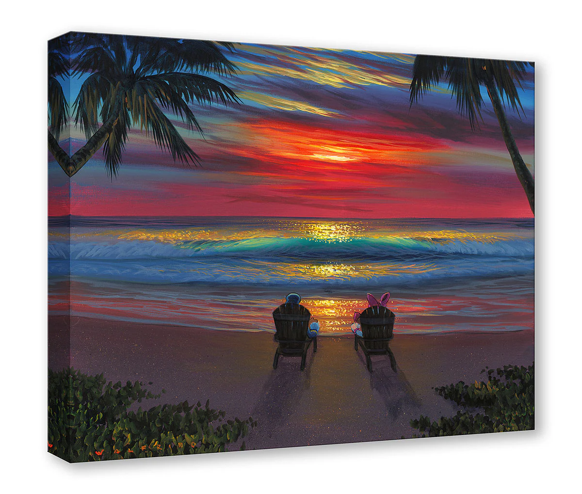 "Donald and Daisy's Perfect Sunset" by Walfrido Garcia | Signed and Numbered Edition