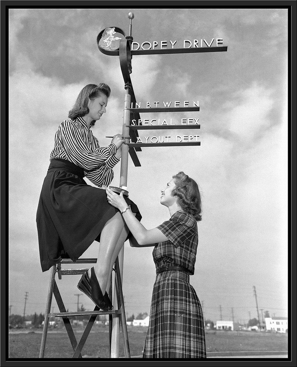 "Dopey Drive Sign Painters" from Disney Photo Archives - Image 13