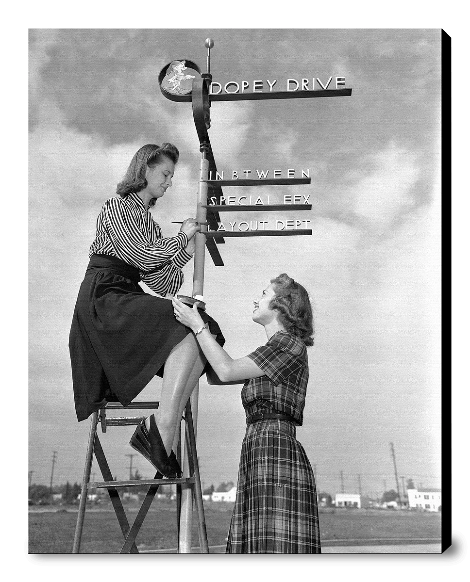 "Dopey Drive Sign Painters" from Disney Photo Archives - Image 14