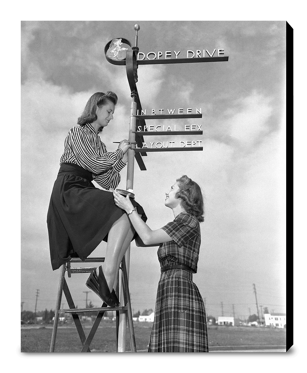 "Dopey Drive Sign Painters" from Disney Photo Archives - Image 15