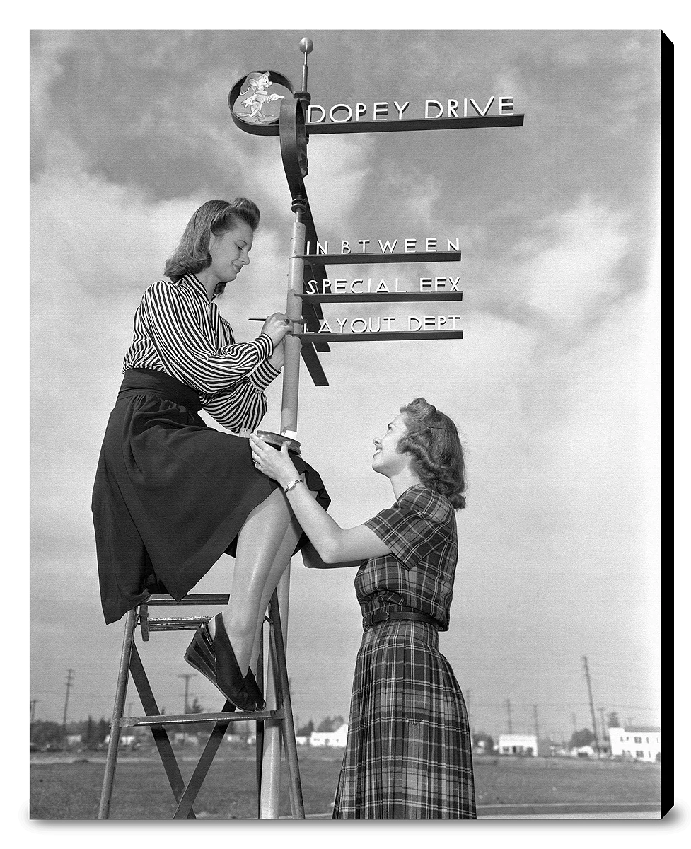 "Dopey Drive Sign Painters" from Disney Photo Archives - Image 16