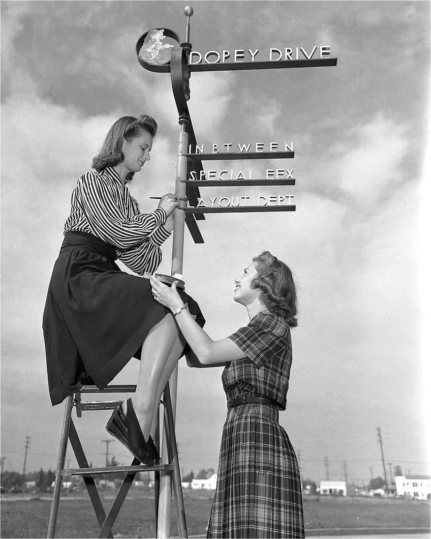 "Dopey Drive Sign Painters" from Disney Photo Archives - Image 4