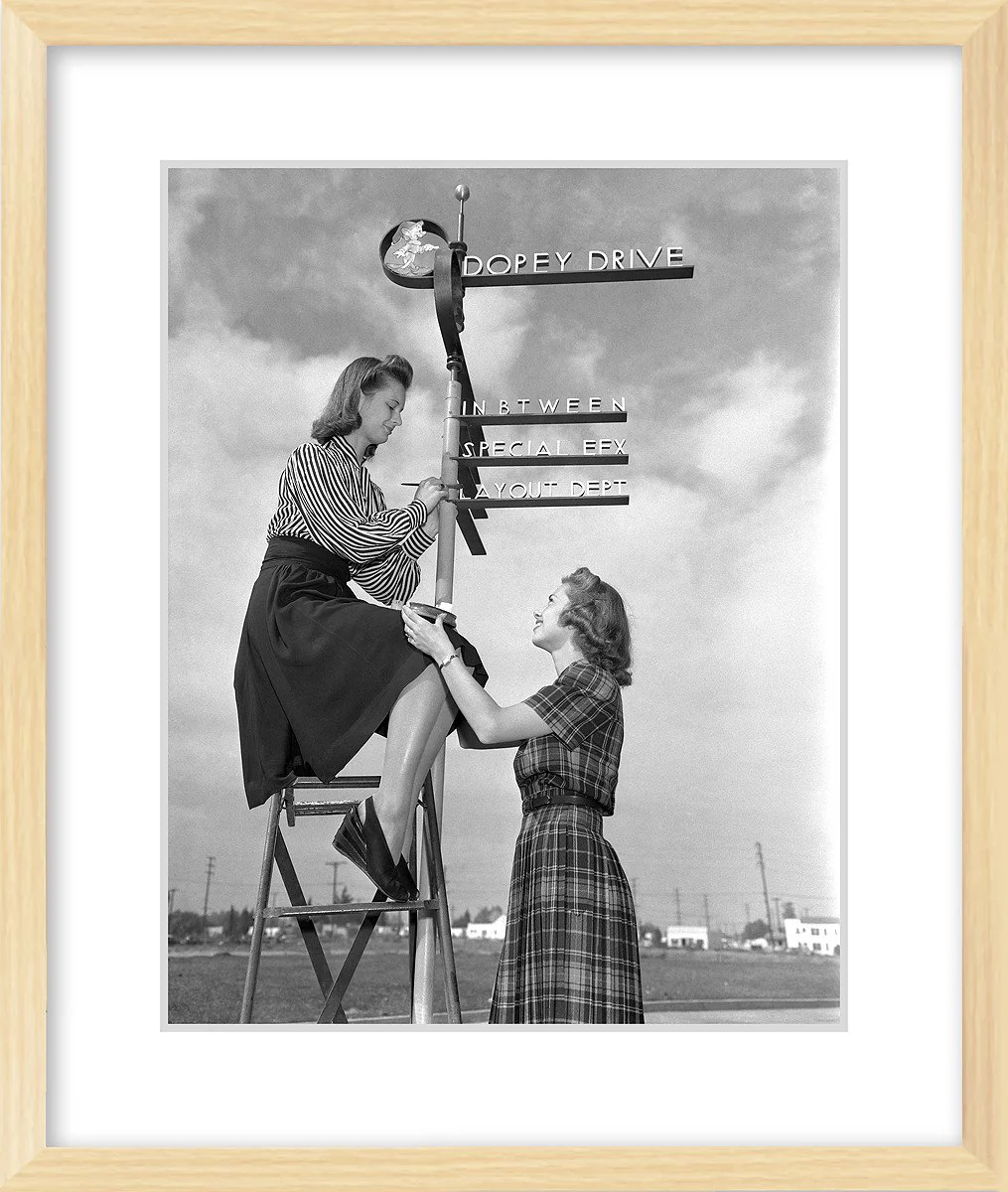 "Dopey Drive Sign Painters" from Disney Photo Archives - Image 8