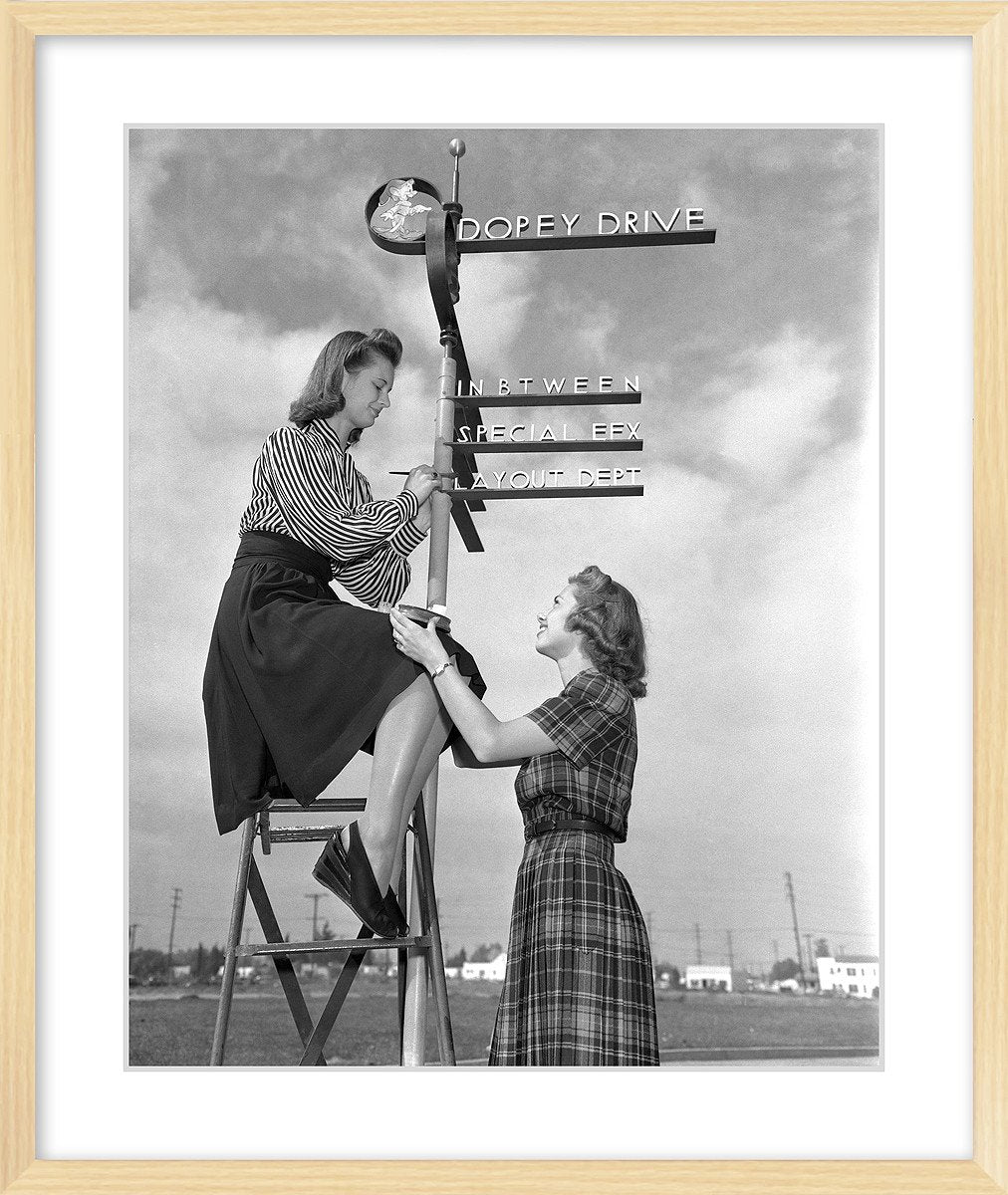 "Dopey Drive Sign Painters" from Disney Photo Archives - Image 9