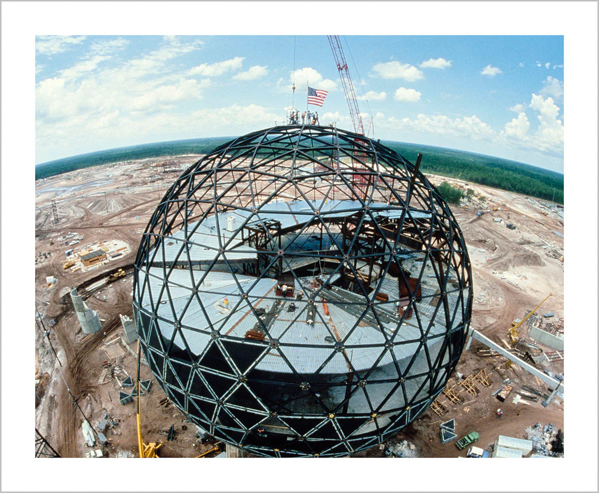 "EPCOT Construction" from Disney Photo Archives