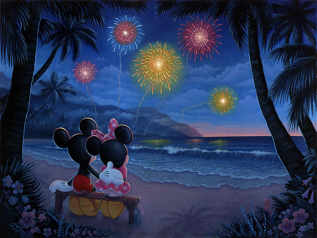 "Evening Fireworks on the Beach" by Tim Rogerson - Image 2