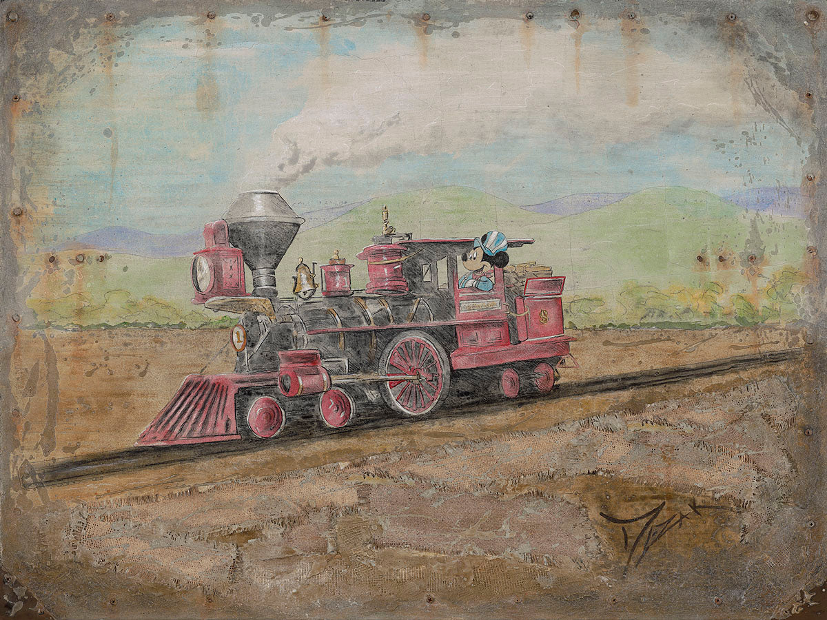 "Exploring the Old West (Mickey's Train)" by Trevor Mezak - Image 2