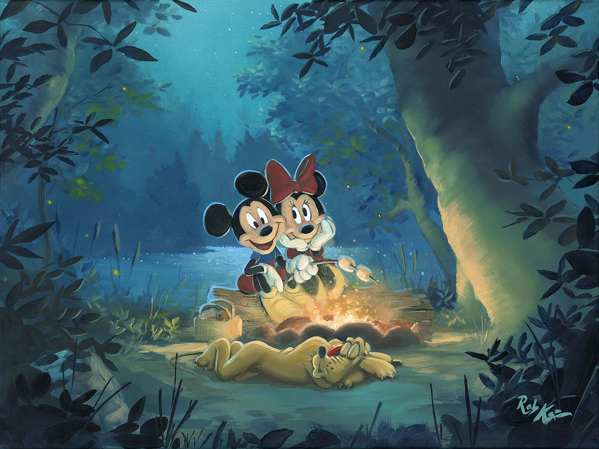 "Family Camp Out" by Rob Kaz | Signed and Numbered Edition - Image 2