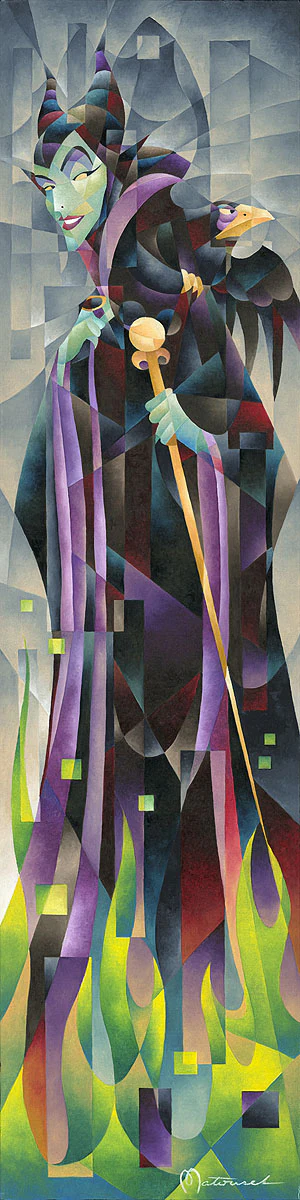 "Flames of Maleficent" by Tom Matousek | Signed and Numbered Edition - Image 2