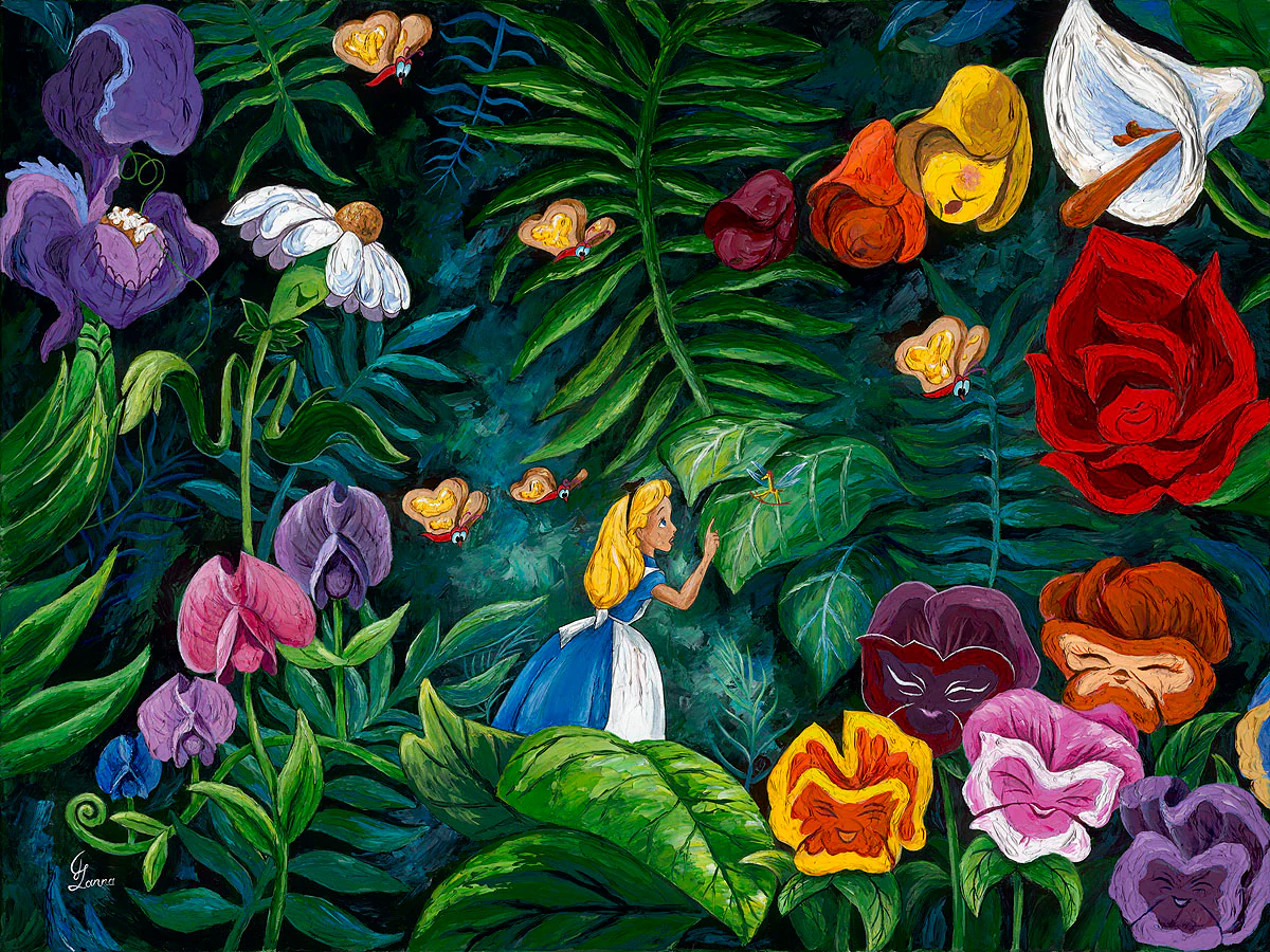 "Floral Observation" by Jennifer Lana | Signed and Numbered Edition - Image 2