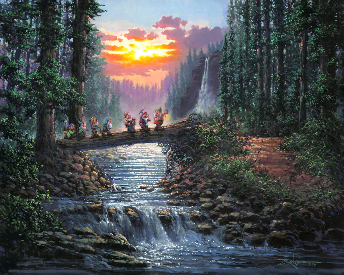 "Forest Bridge" by Rodel Gonzalez | Signed and Numbered Edition - Image 2