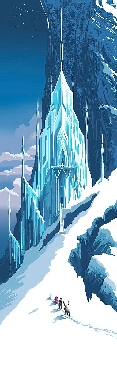 "Frozen Castle" by JC Richard | Signed and Numbered Edition - Image 2