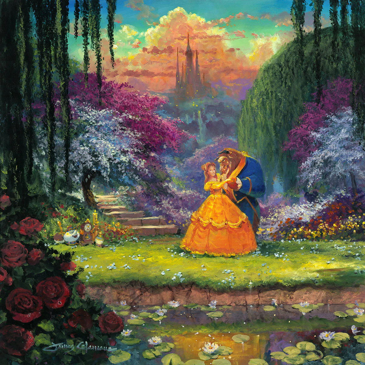 "Garden Waltz" by James Coleman | Signed and Numbered Edition - Image 2