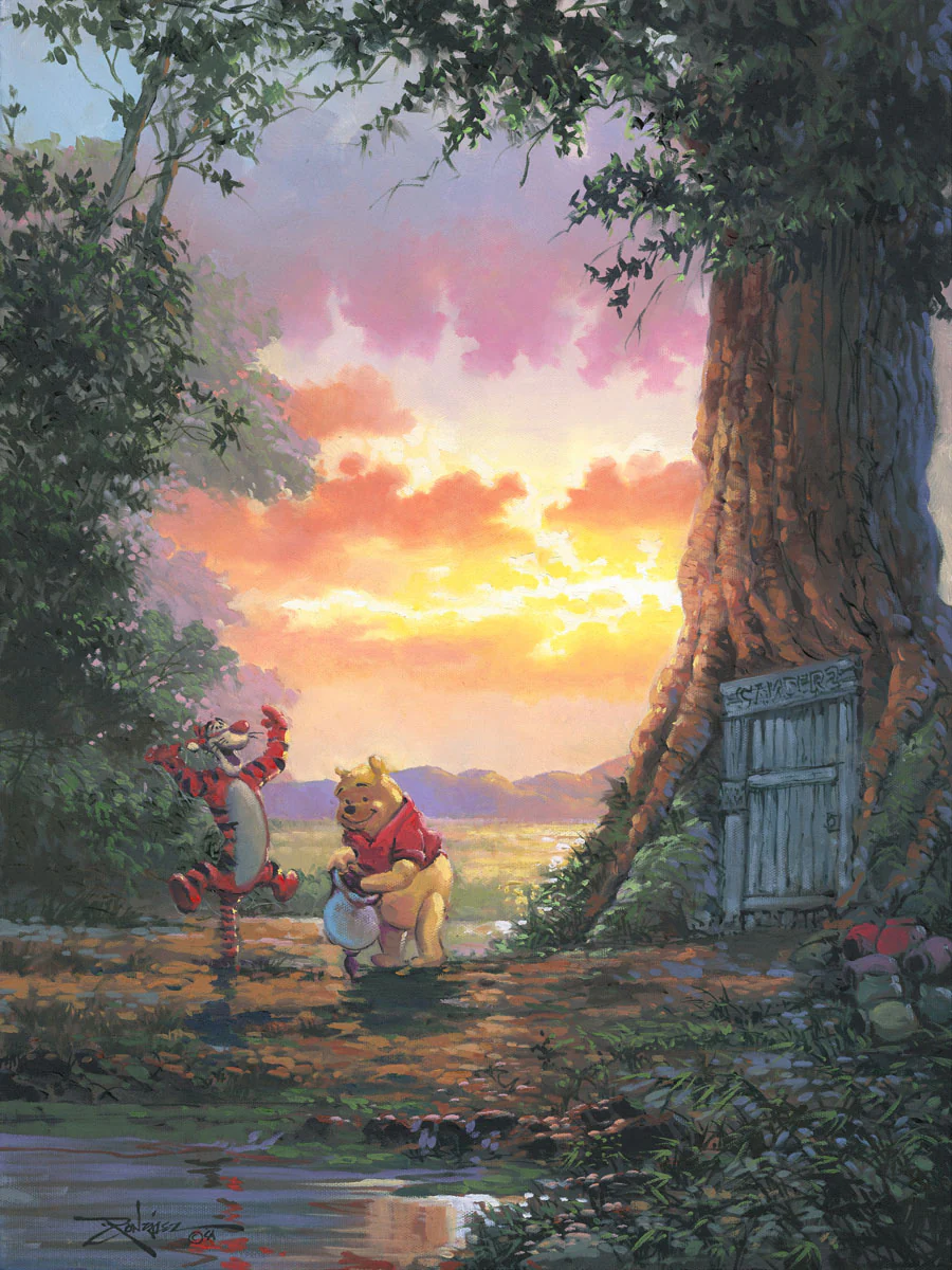 "Good Morning Pooh" by Rodel Gonzalez | Signed and Numbered Edition - Image 2